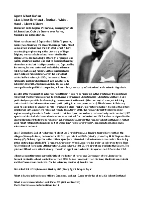 A preview of a PDF biography for Kohan, Albert